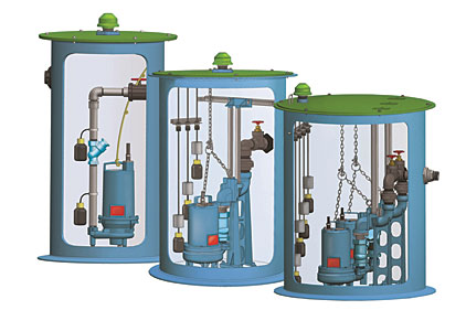 What are sales lift stations