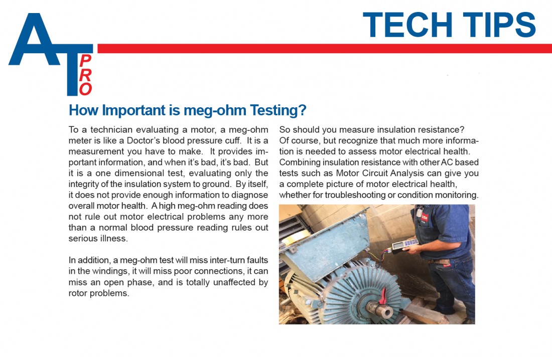 ALL-Test Pro - Tech Tip: How Important is meg-ohm Testing? - Blog &amp;amp; Latest News | JETT Pump &amp; Valve - atp_tech_tip7